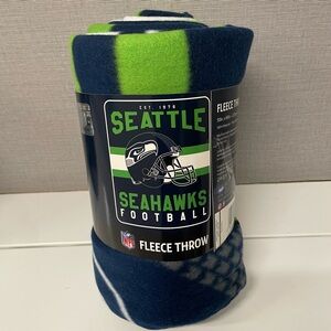 NFL Seattle Seahawks Fleece Throw Blanket 50” x 60”